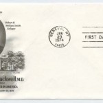 Envelope commemorating the first day of issue of the Elizabeth Blackwell postage stamp, January 23, 1974